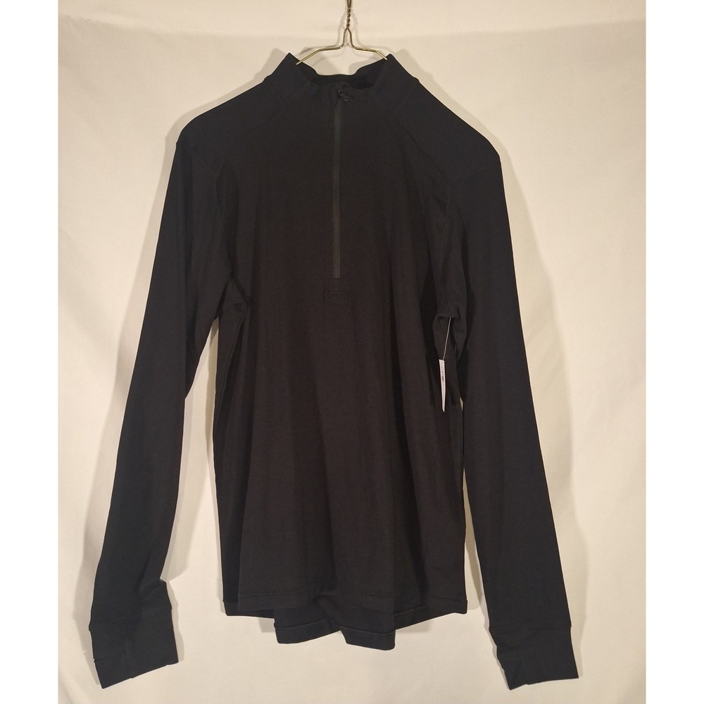 Old‎ Navy ACTIVE Women's XS Black 1/4 Zip Long Sleeve 4 Way Stretch Blackjack XS